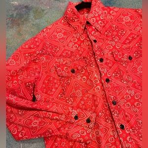 Vintage Bandanna Snap Down